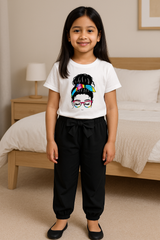 Kids T-Shirt & Trouser Set (Bow Girl)