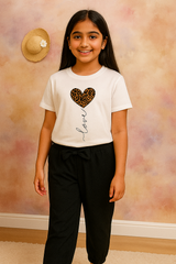 Kids T-Shirt & Trouser Set (Love)