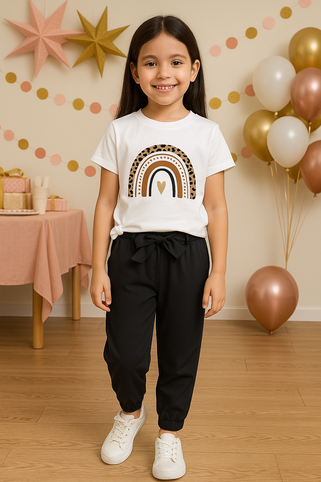 Kids T-Shirt & Trouser Set (Rainbow)