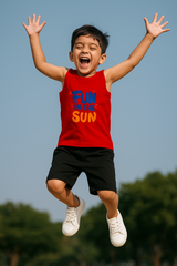 Sando & Short Set For Kids (Fun-In-The-Sun)