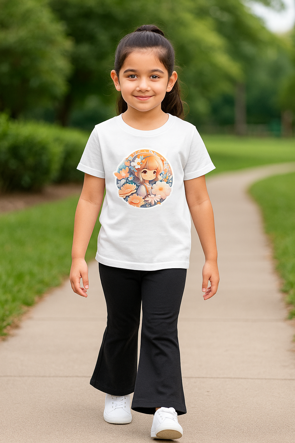 Kids T-Shirt & Plazzo Set (Girl)