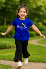 Kids T-Shirt & Plazzo Set (Honey Bee)