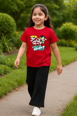 Kids T-Shirt & Plazzo Set (Lets Go)