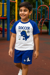 Raglan T-Shirt & Shorts Set For Kids (Soccer)