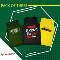 Sando Pack of 3 For Kids (Dream-Strong-Cool)