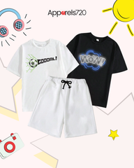 Kids T-Shirt & Short Combo (Goal-Wow)