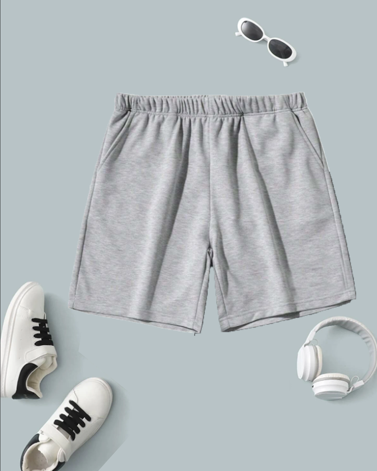 Jersey Short For Kids (Grey)