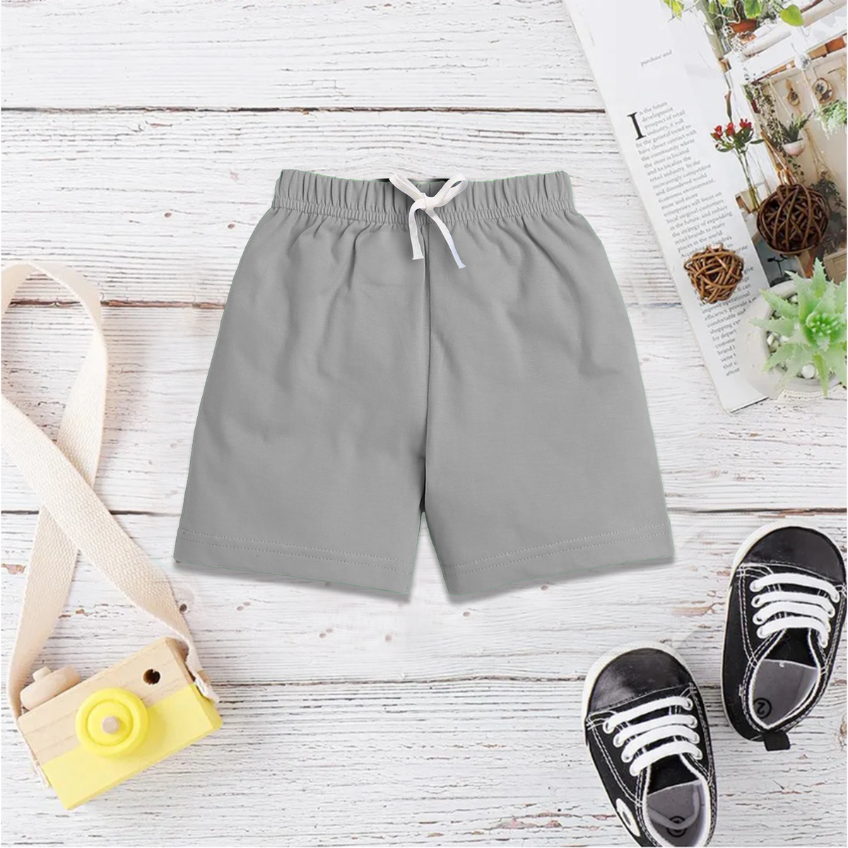 Jersey Short For Kids (Grey)