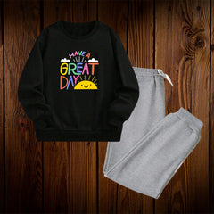 Sweatshirt & Trousers (Greatday)