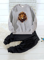 Sweatshirt & Trousers (Lion)