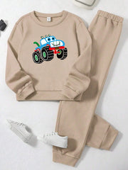 Fleece Track Suit (Skin-Jeep)