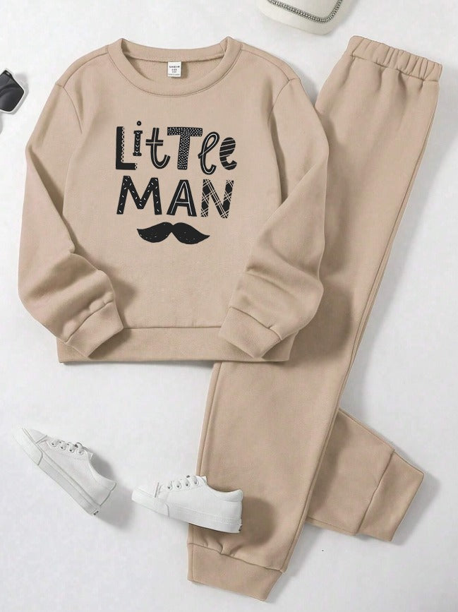 Fleece Track Suit (Skin-Little Man)