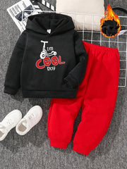 Hoodie & Trouser (Black-Cool boy)