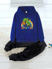 Hoodie & Trouser (Blue-Lets Play)