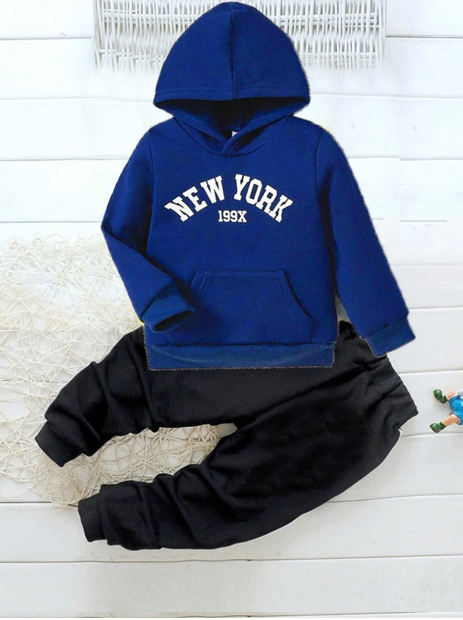 Hoodie & Trouser (Blue-NewYork)