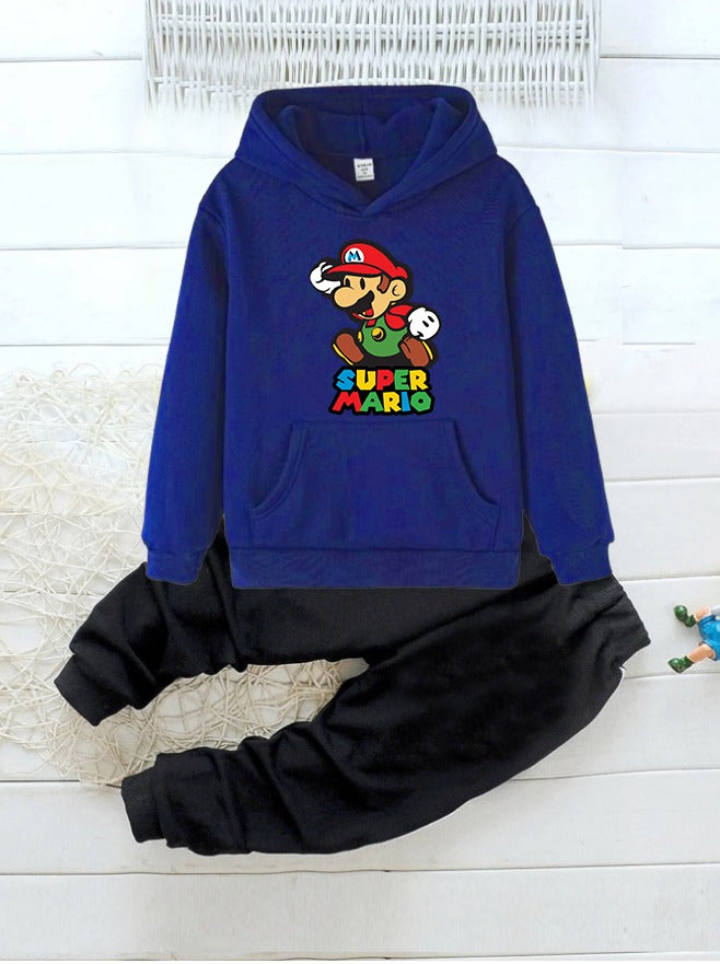 Hoodie & Trouser (Blue-Super Mario)