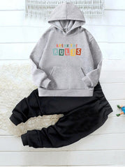 Hoodie & Trouser (Grey-Rules)