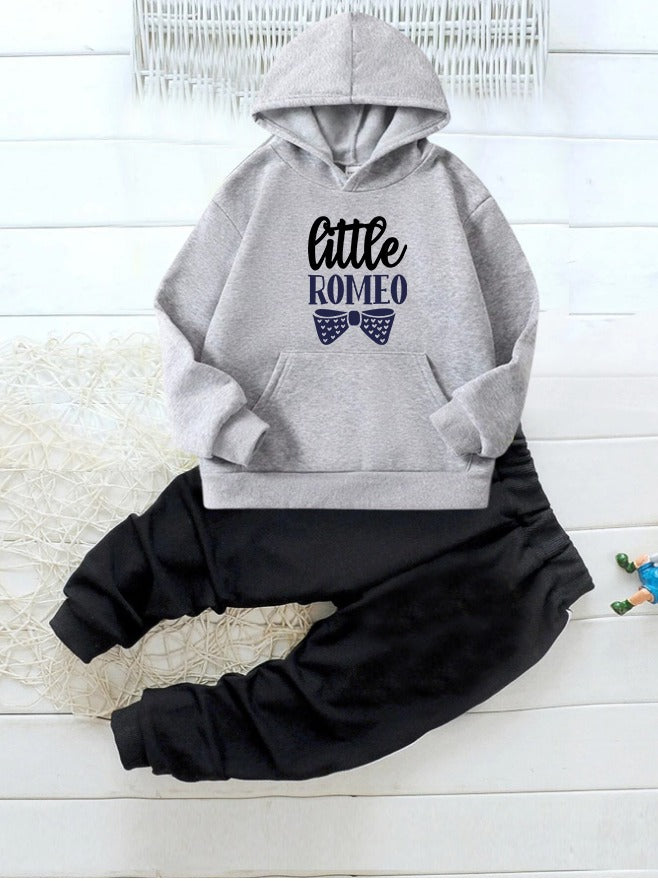 Hoodie & Trouser (Grey-Little Romeo)