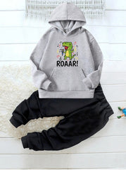 Hoodie & Trouser (Grey-Rooar)