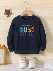 Sweatshirt For Kids (NavyBlue-Surf)