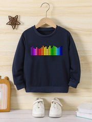 Sweatshirt For Kids (NavyBlue-Music)