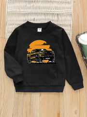 Sweatshirt For Kids (Black-Jeep)