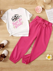 Kids T-Shirt & Trouser Set (Lets Go)