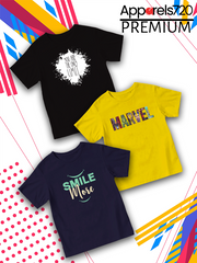 Pack of 3 Kids Printed T-Shirts (Limit-Marvel-Smilemore)