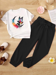 Kids T-Shirt & Trouser Set (Moon)