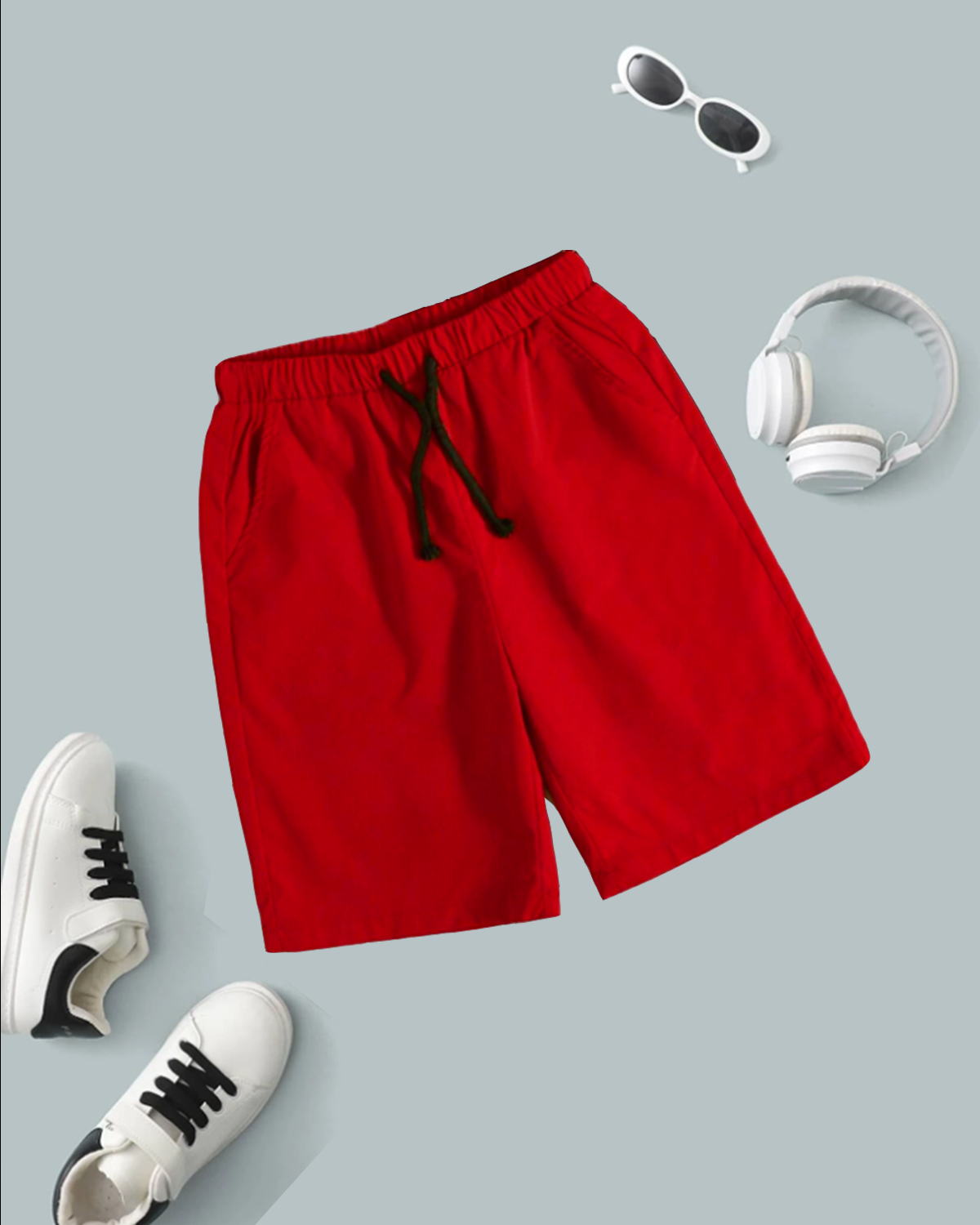 Jersey Short For Kids (Red)