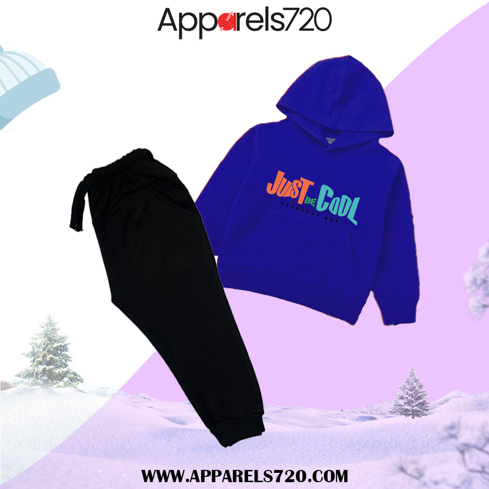 Kids Hoodie Tracksuit (Justcool-Royal)