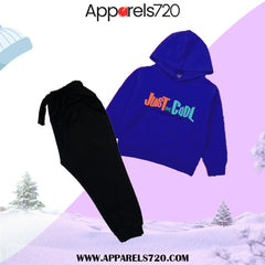 Kids Hoodie Tracksuit (Justcool-Royal)