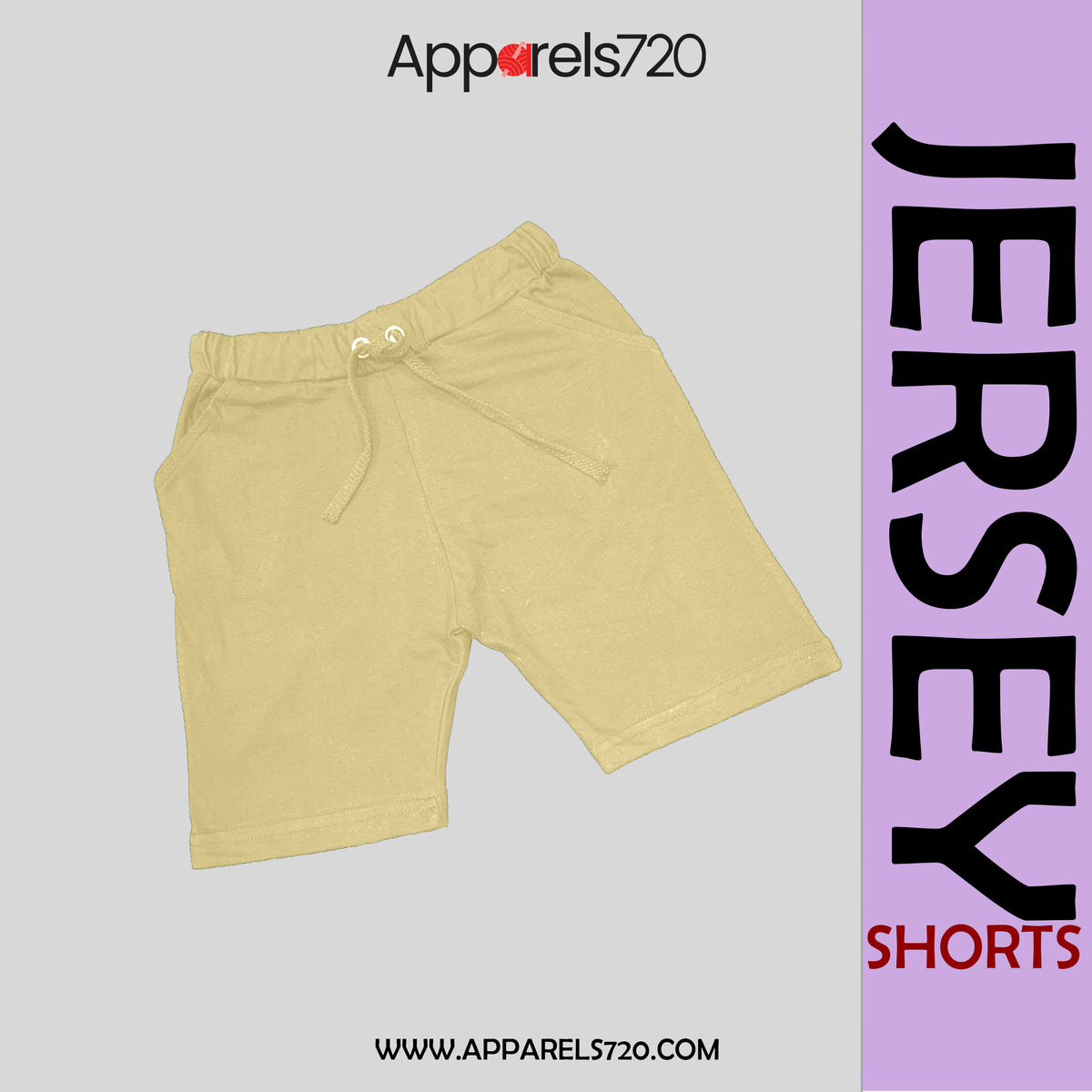 Jersey Shorts With Pocket For Kids (Skin)