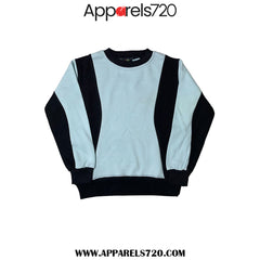 Fleece Panel Sweatshirt (Sky-Black)