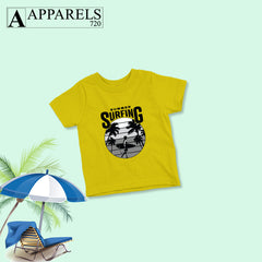 Half Sleeves T-Shirt For Kids (Summer-Surfing)